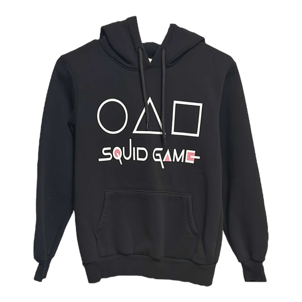 Squid Game Kid's Black Hoodie 12Y